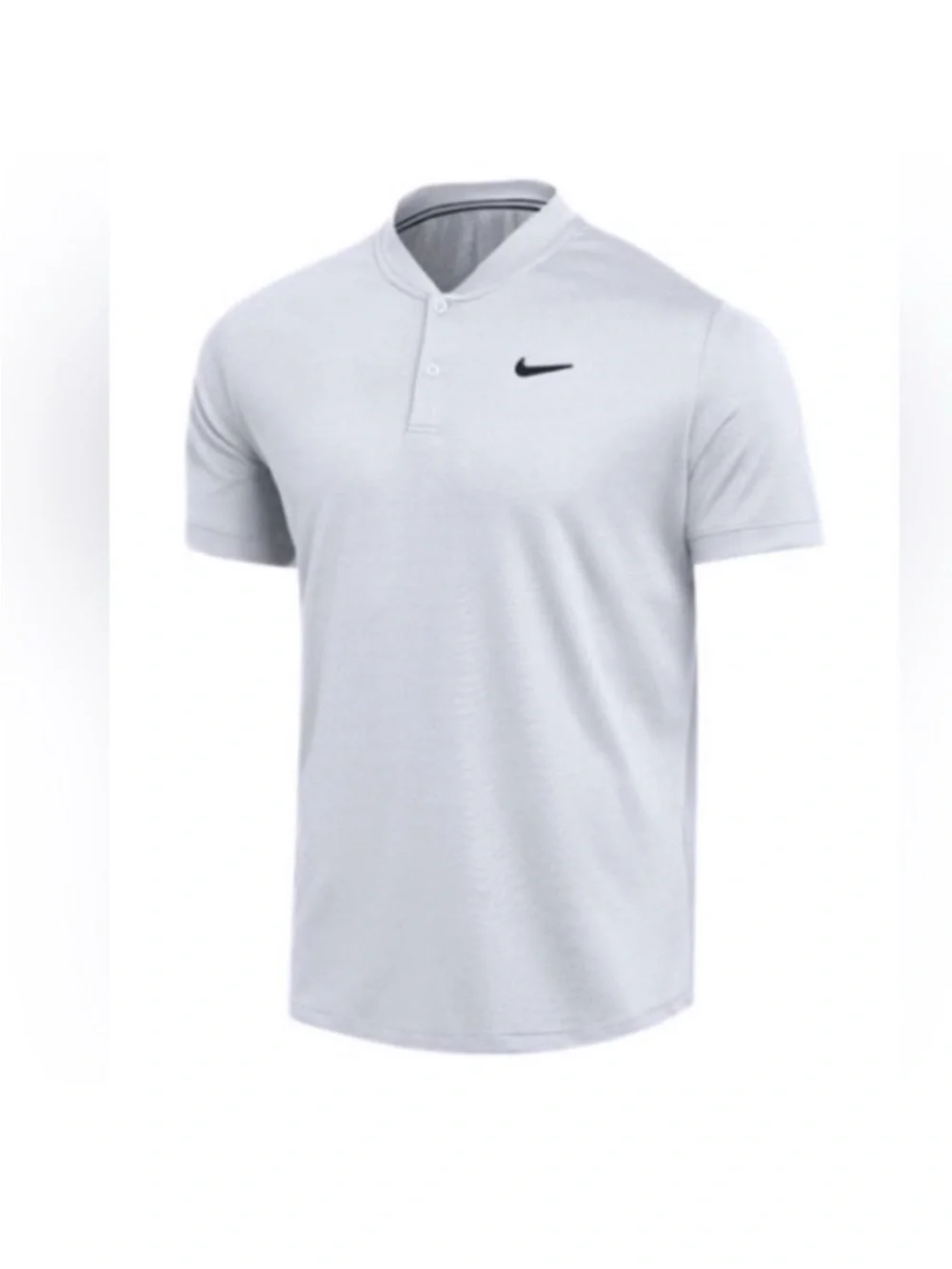 NWT Nike White NikeCourt Dri-Fit Blade Polo Shirt Size XL
